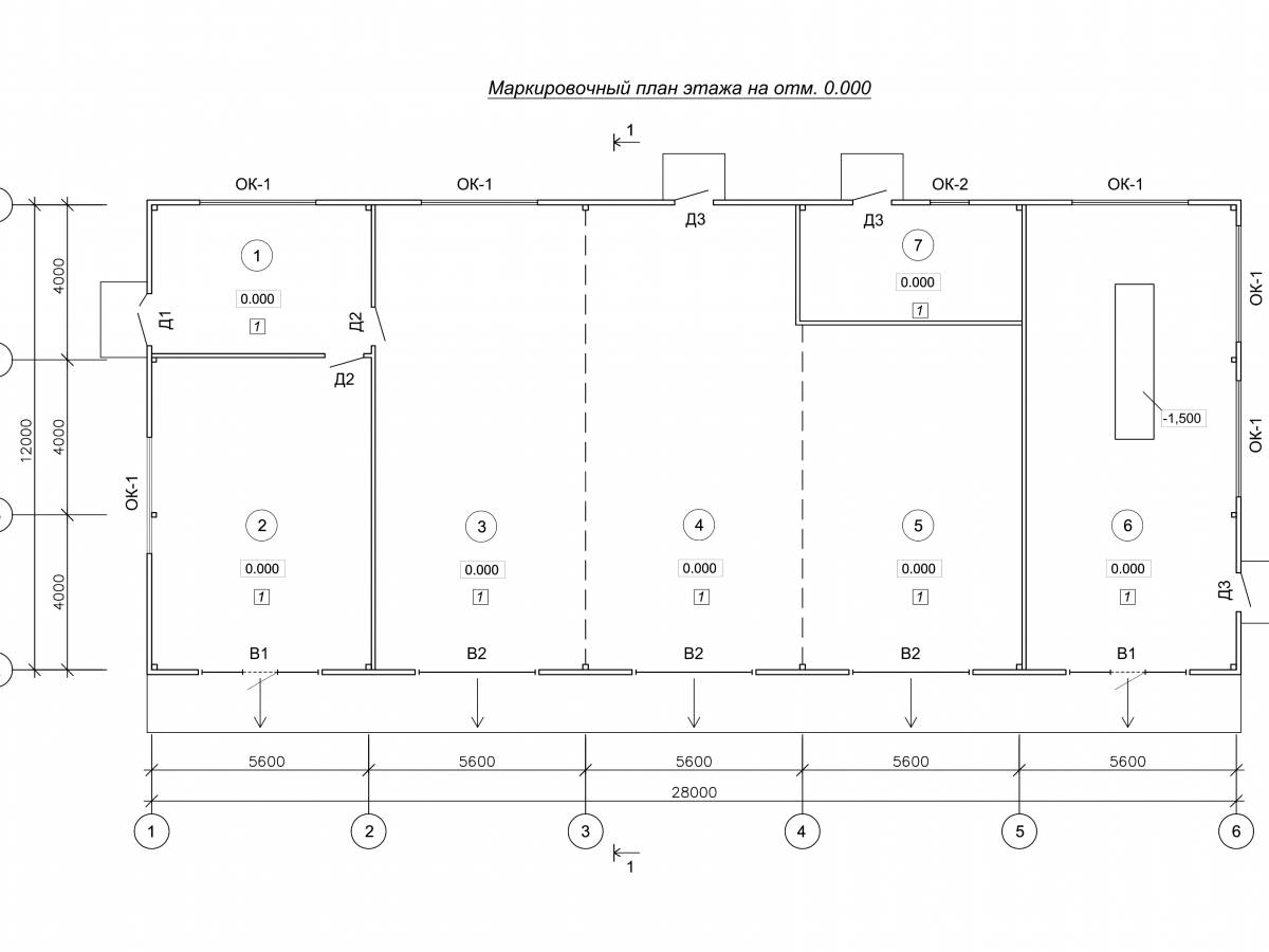 Планировка Автомойка из сэндвич-панелей -  фото 1