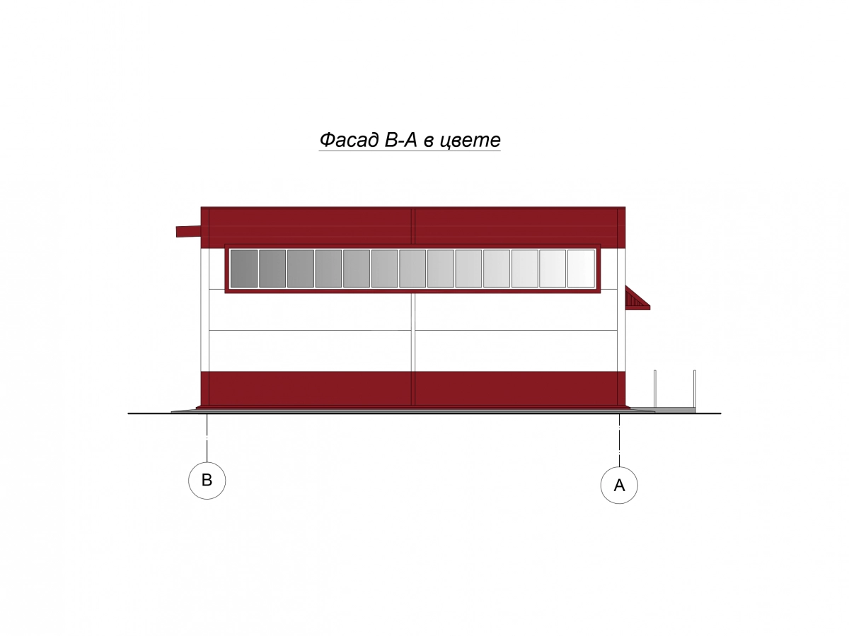 3D визуализация Магазин из сэндвич-панелей - фото 13