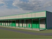 3D визуализация Каркасный склад 