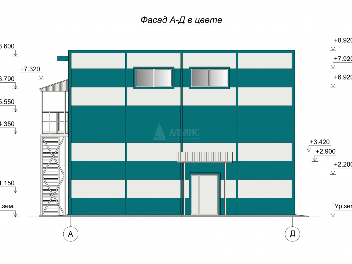 Планировка Торговый Центр из сэндвич-панелей -  фото 7