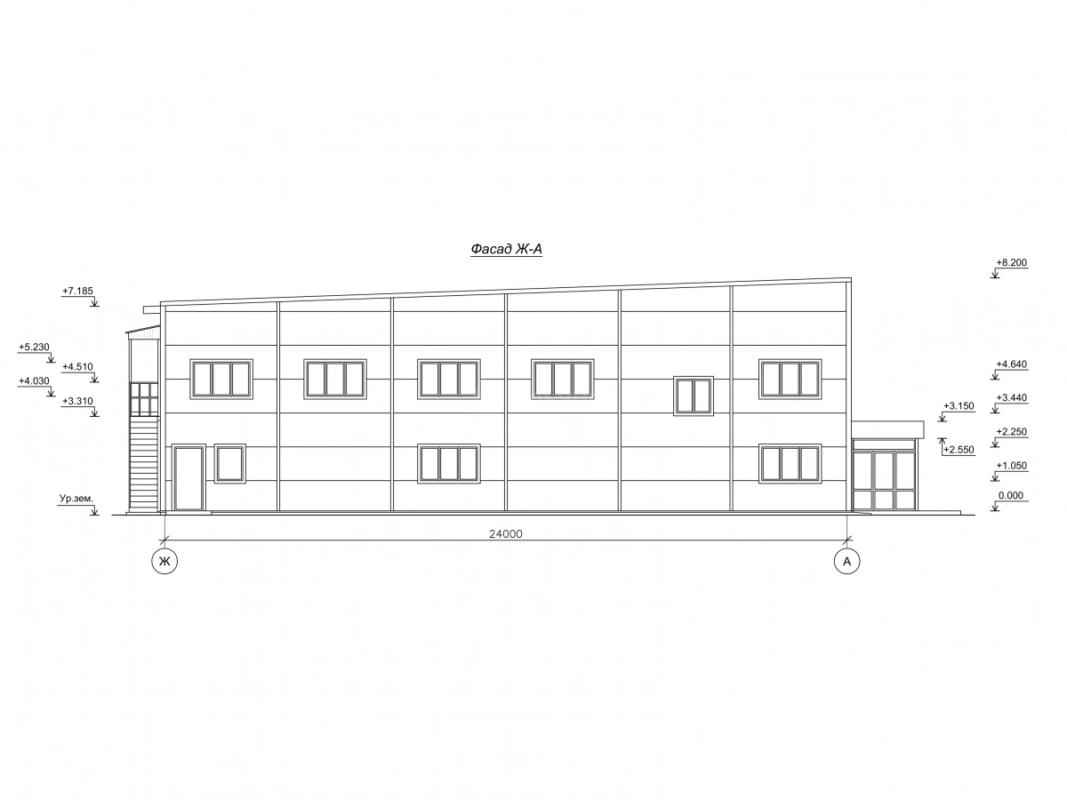 Планировка СТО из сэндвич-панелей -  фото 8